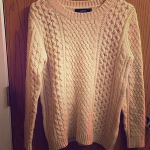 Cream sweater